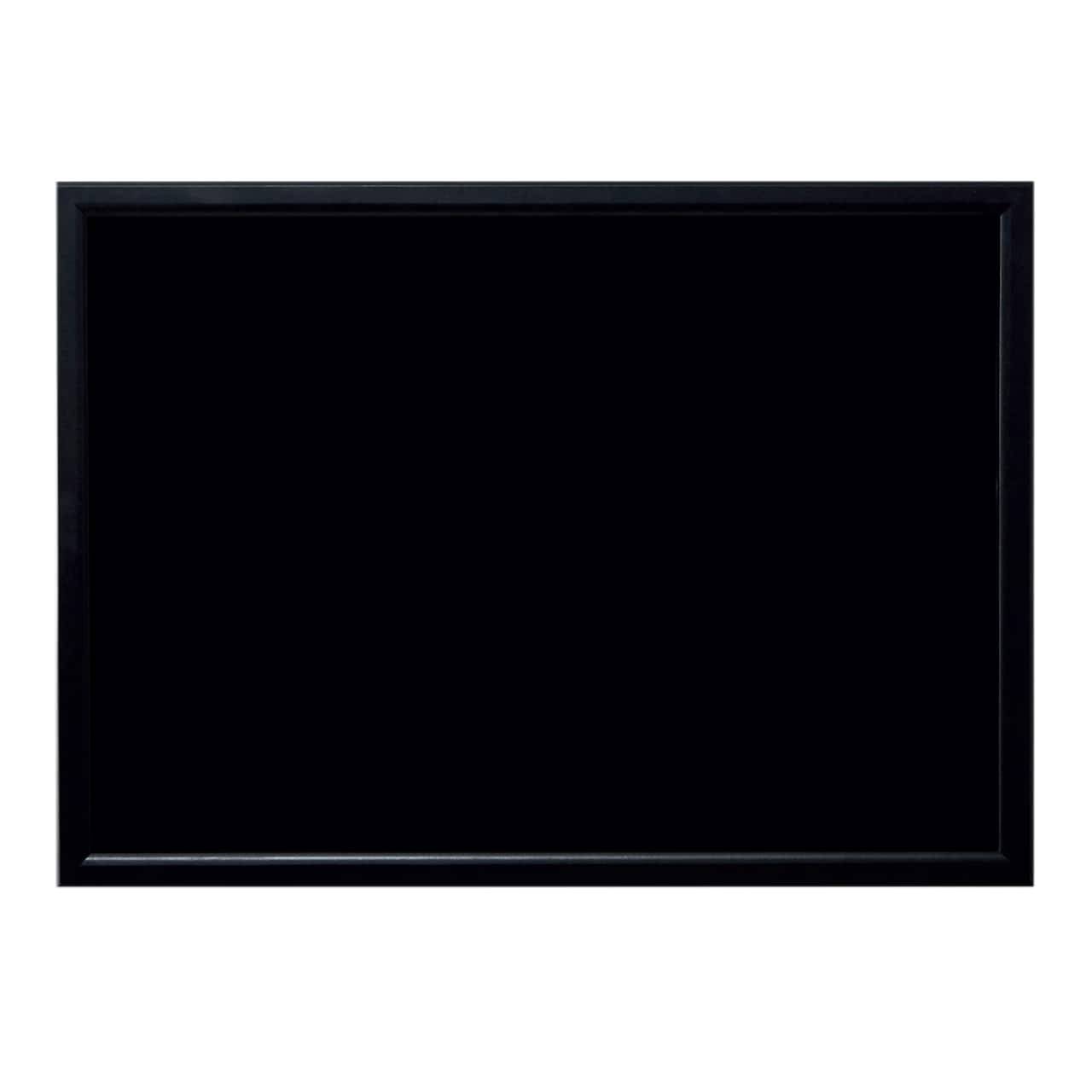 23&#x22; x 32&#x22; Black Framed Magnetic Wet Erase Board by B2C&#xAE;